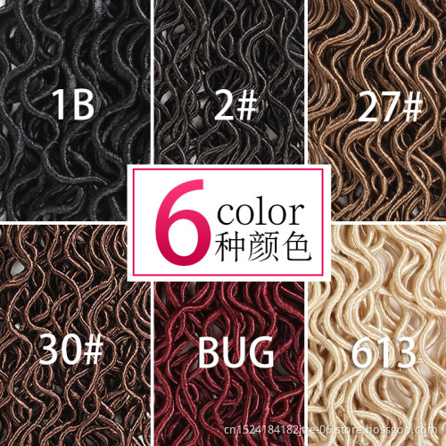 custom crochet double pack blonde faux locs, high temperature fiber natural blond jamaican crochet hair faux locs